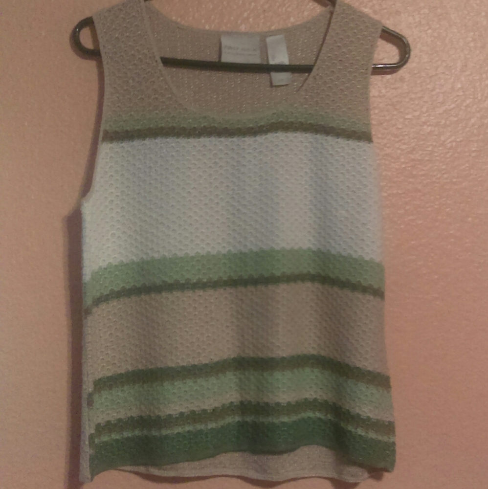 First Issue by Liz Claiborne striped sweater vest